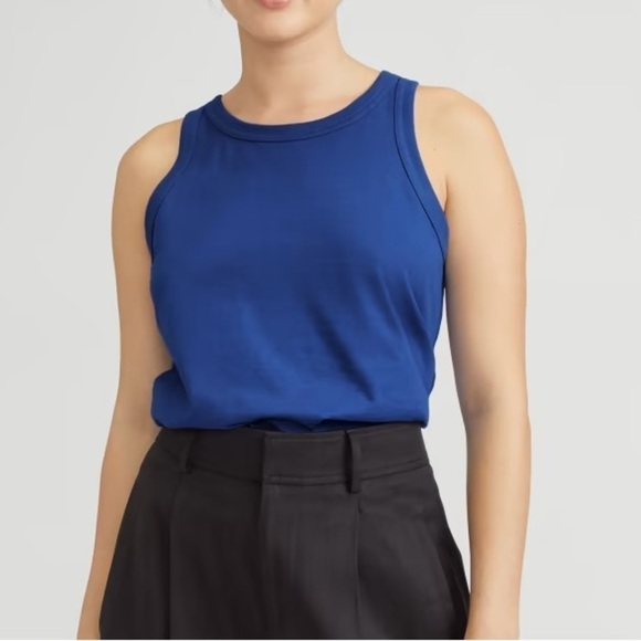 EVERLANE The Organic Cotton Cutaway Tank - Picture 1 of 5